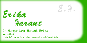 erika harant business card